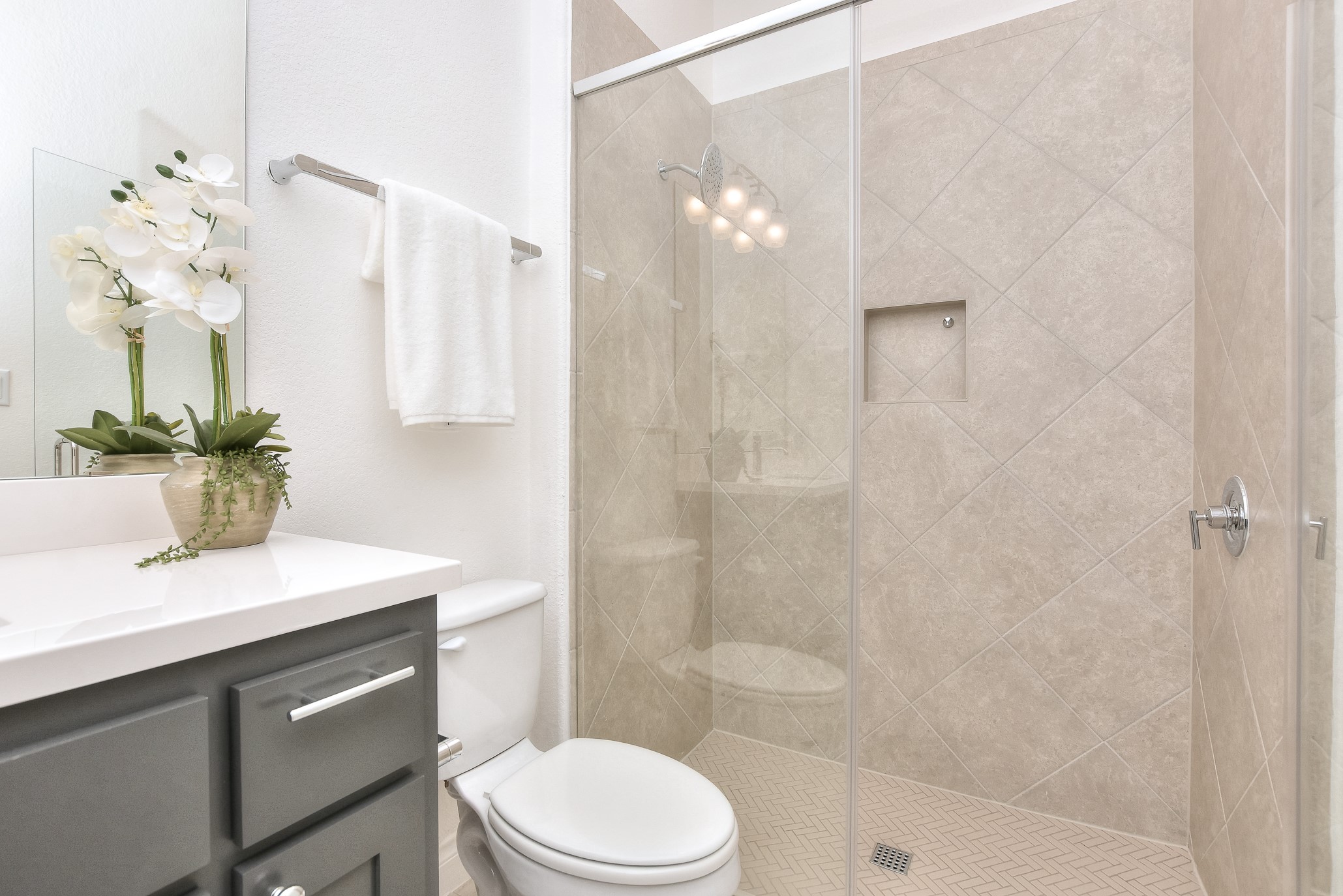 309 Wolf Rdg Road Georgetown, TX 78628 - Photo 28 of 39 Bathroom featuring vanity and a shower stall