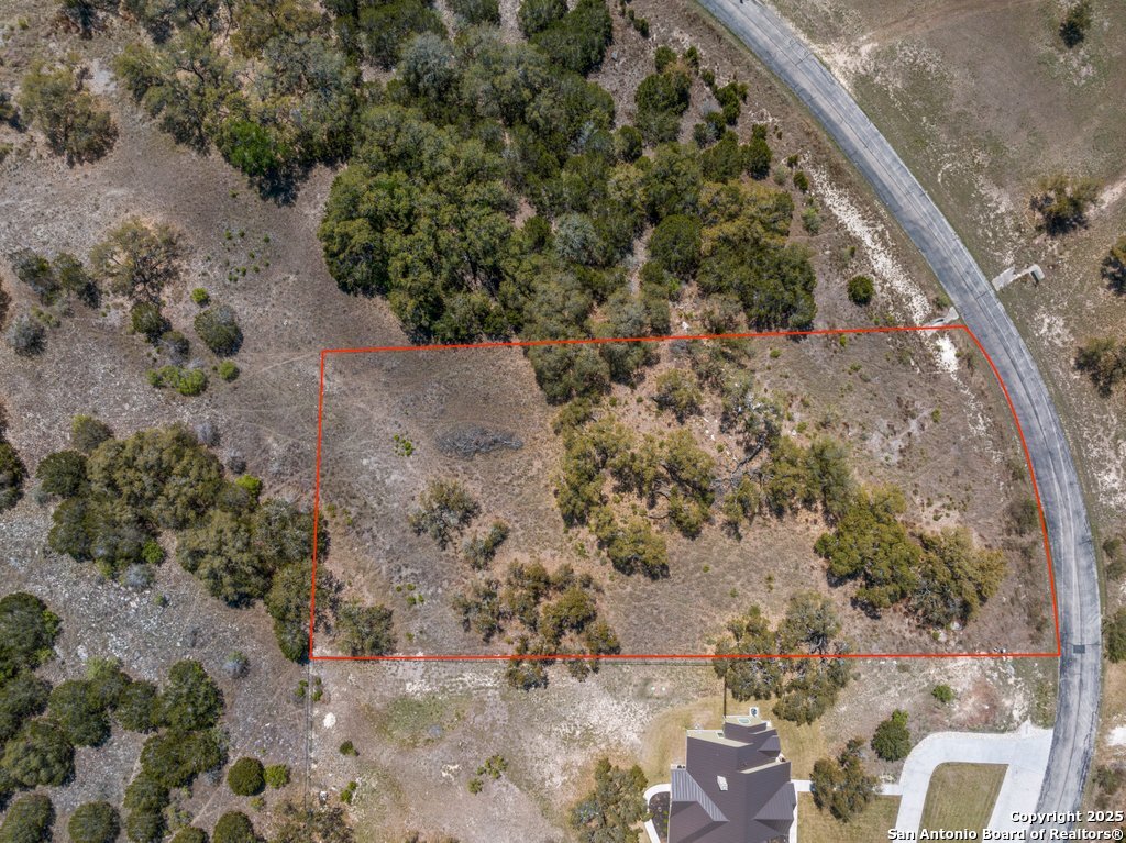 336 River Cliff Place Spring Branch, TX 78070 - Photo 6 of 14 a view of a dry yard with trees