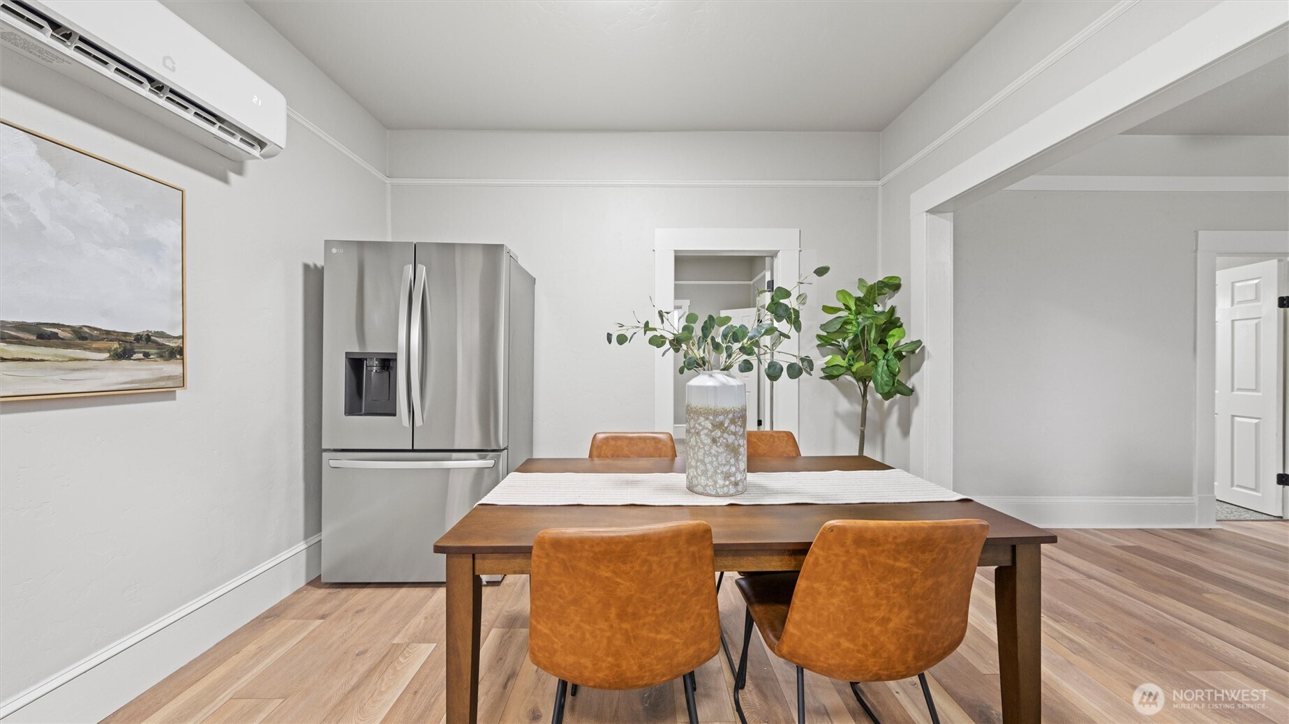 7 Second Street Touchet, WA 99360 - Photo 24 of 33 a dining room with furniture and wooden floor