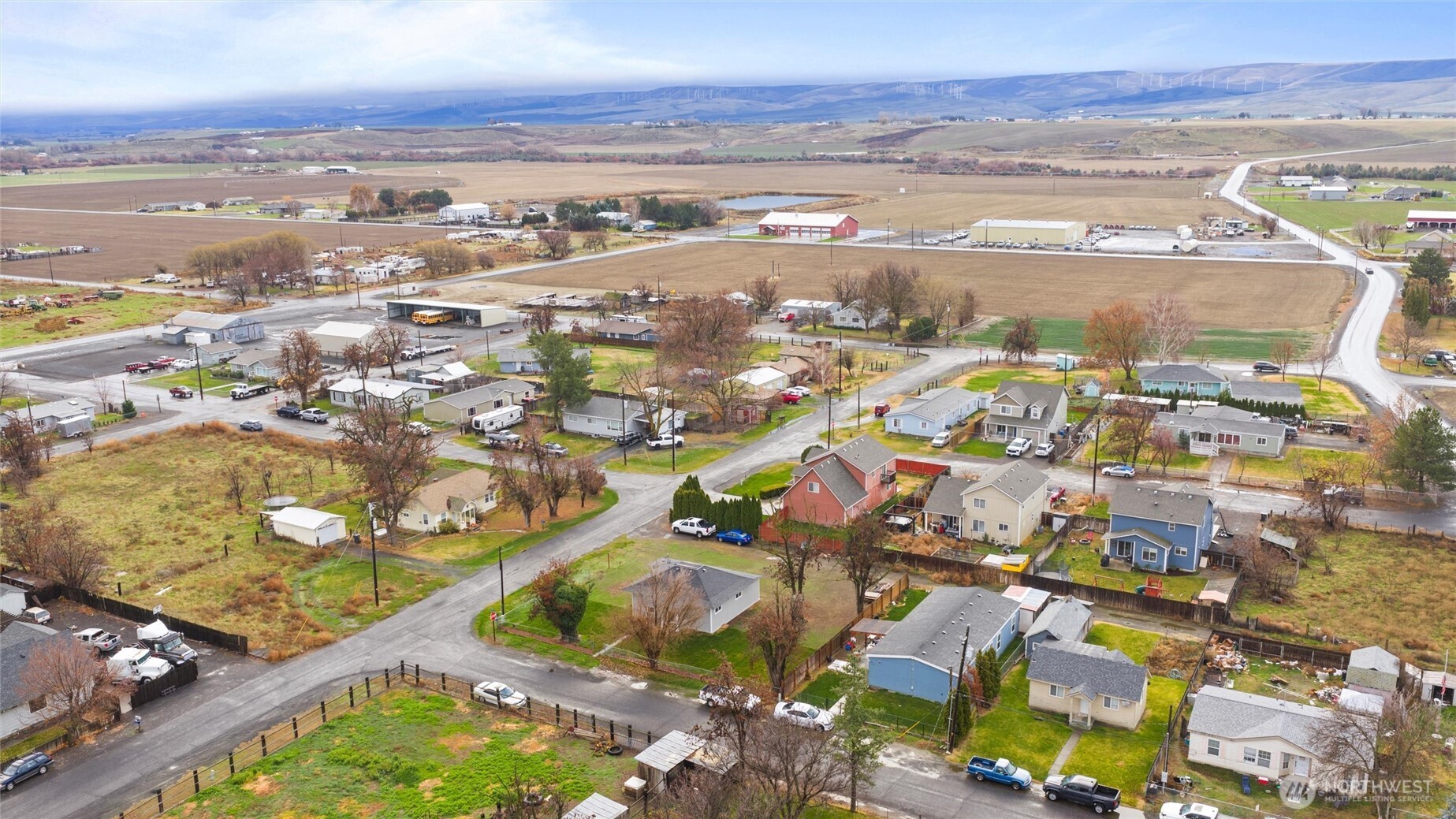7 Second Street Touchet, WA 99360 - Photo 28 of 33 an aerial view of residential houses with outdoor space