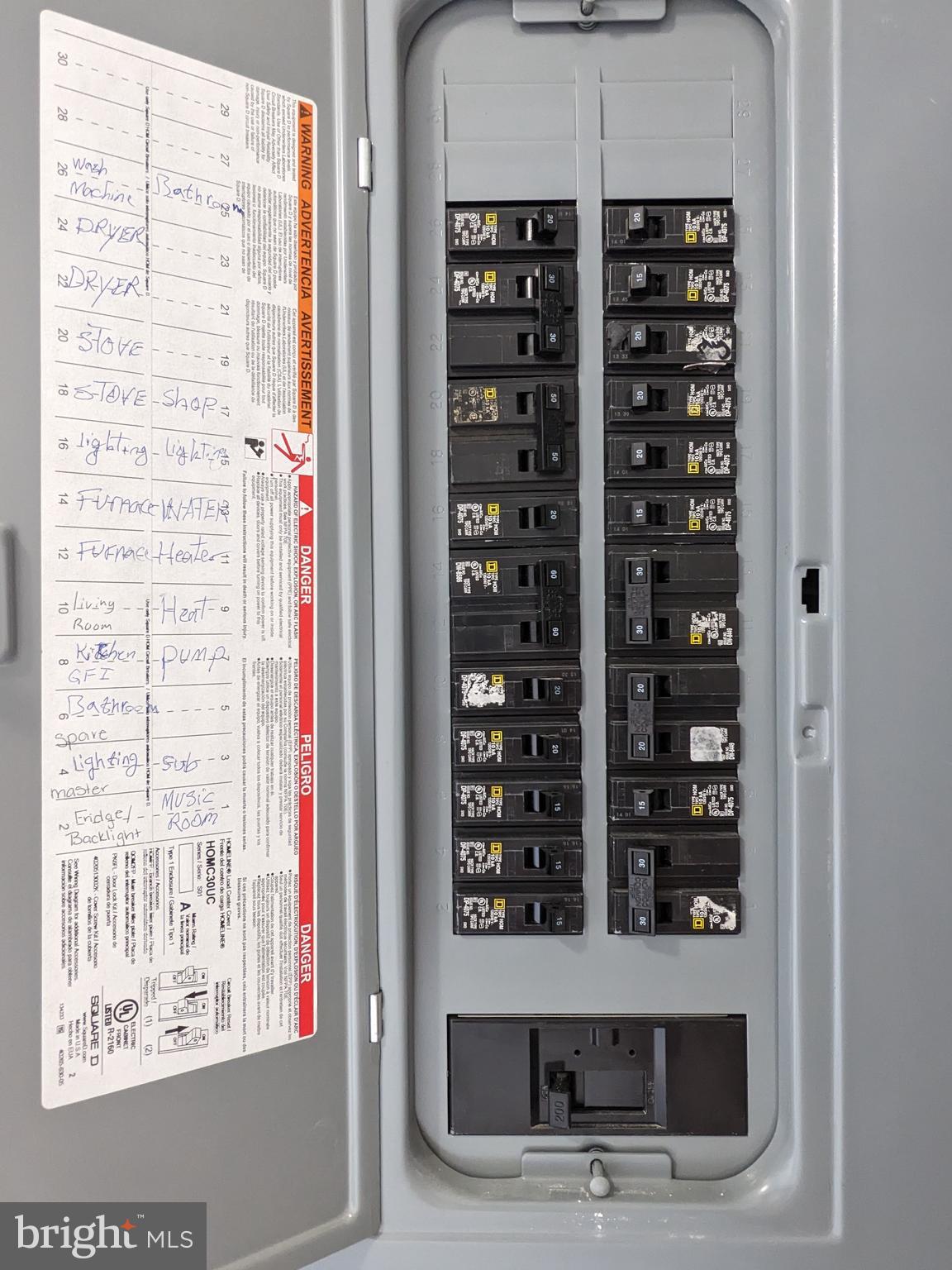 302 Biddle Road Accokeek, MD 20607 - Photo 26 of 43 Updated Electric 200 Amp Panel
