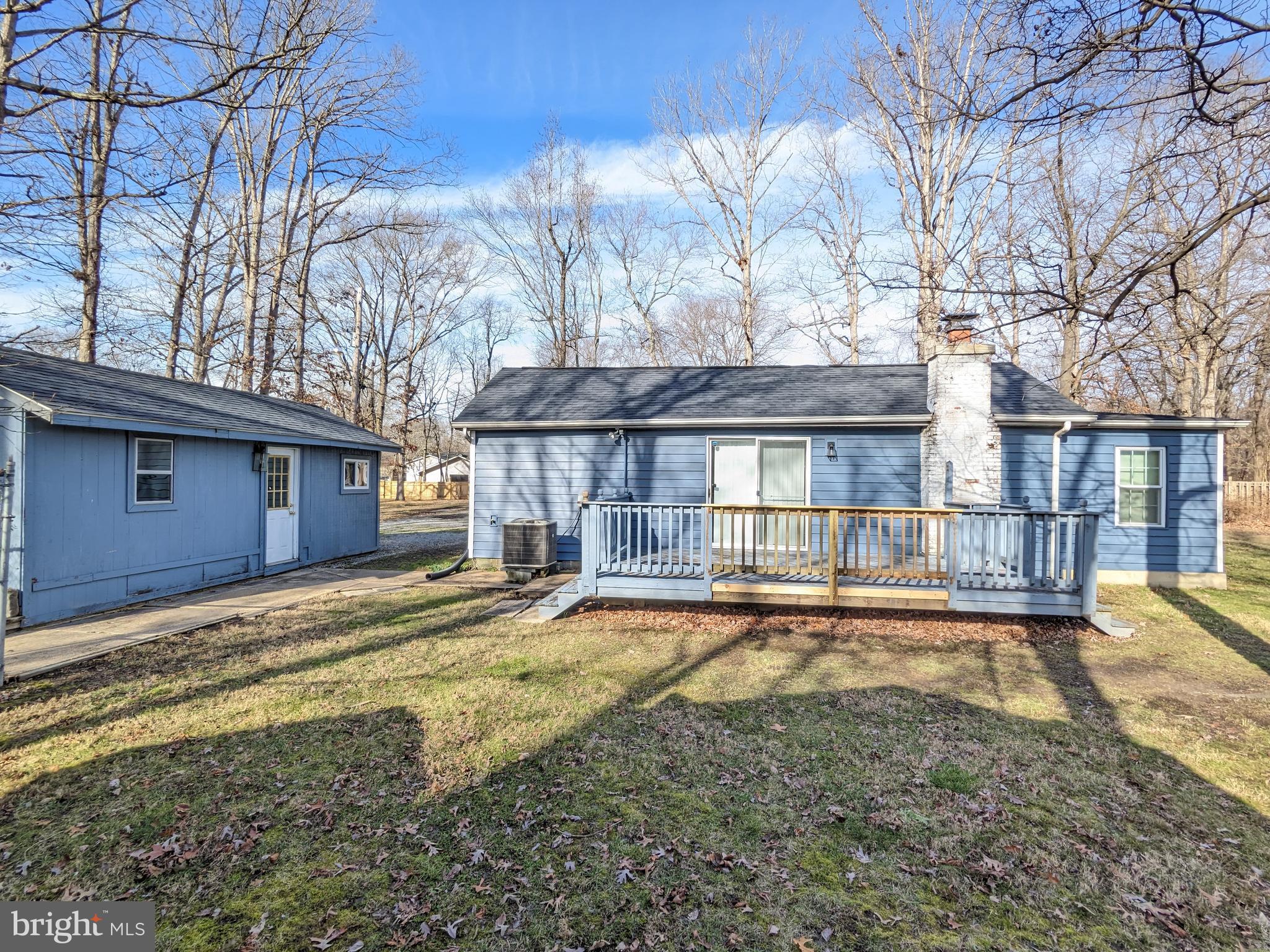 302 Biddle Road Accokeek, MD 20607 - Photo 43 of 43 Rear View of Home with Deck