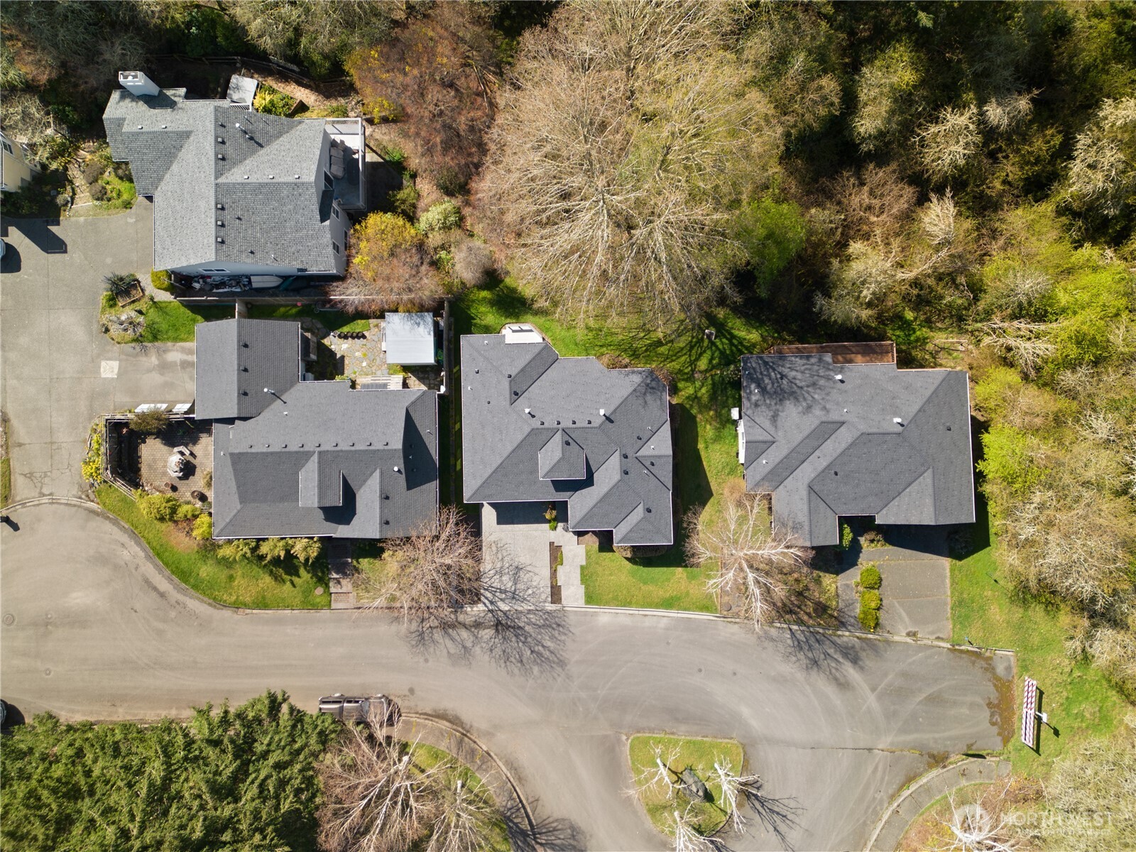 17421 95th Place Southwest Vashon, WA 98070 - Photo 30 of 32 an aerial view of residential houses with outdoor space