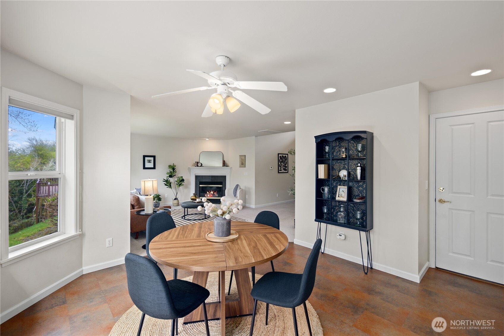 17421 95th Place Southwest Vashon, WA 98070 - Photo 10 of 32 a view of a dining room with furniture and wooden floor