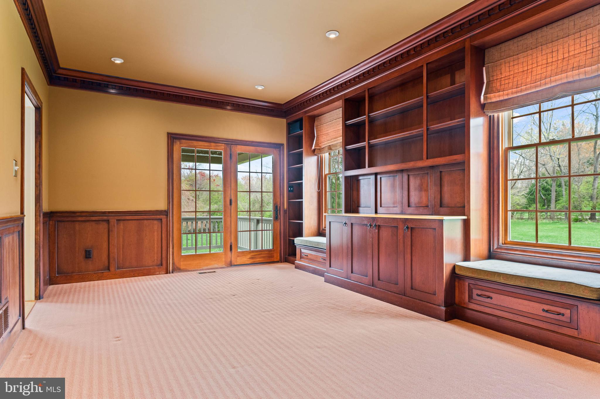 607 Newtown Road Berwyn, PA 19312 - Photo 18 of 83 Well-appointed Office/Study with custom built-ins