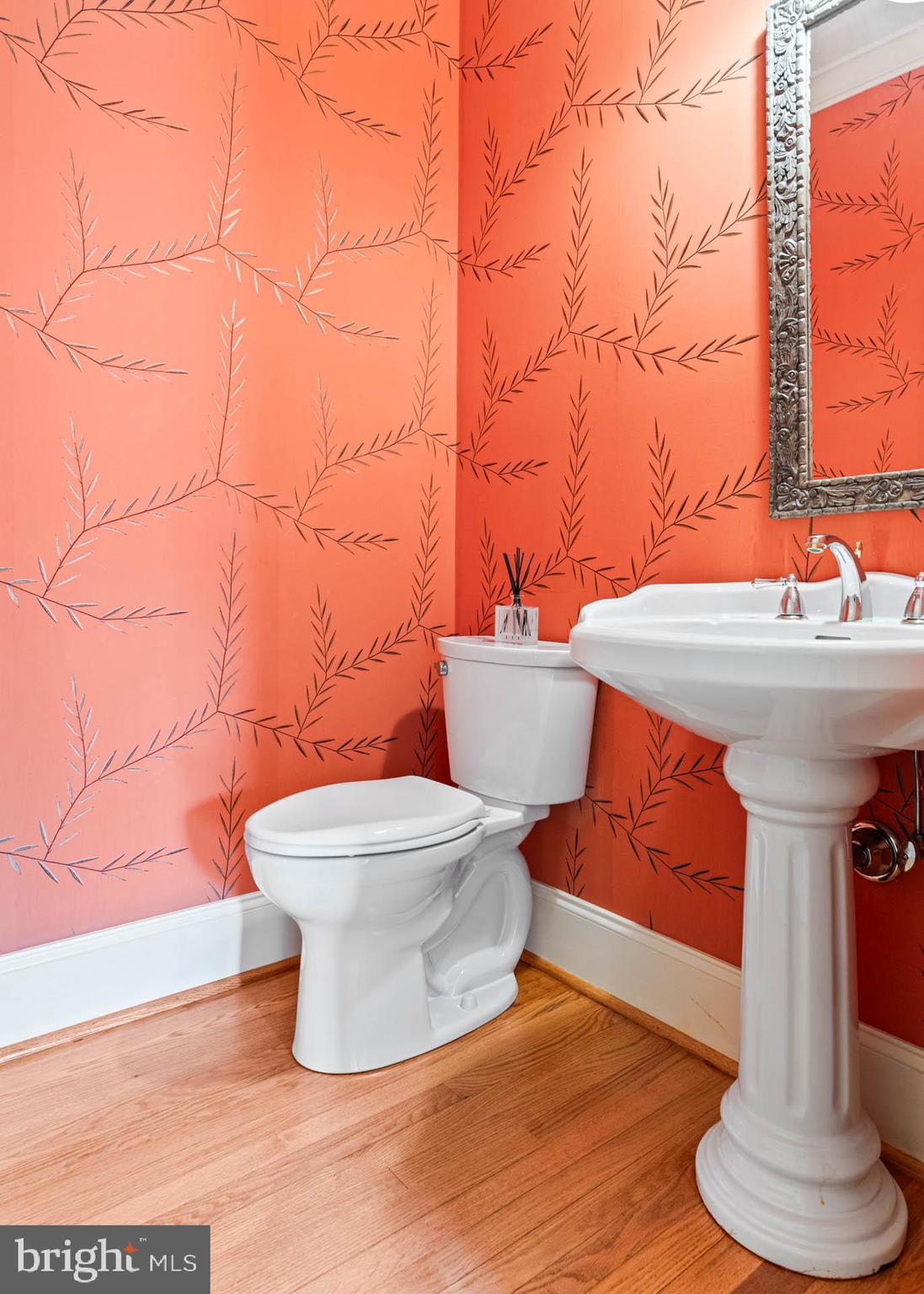 607 Newtown Road Berwyn, PA 19312 - Photo 20 of 83 a bathroom with a toilet and a sink