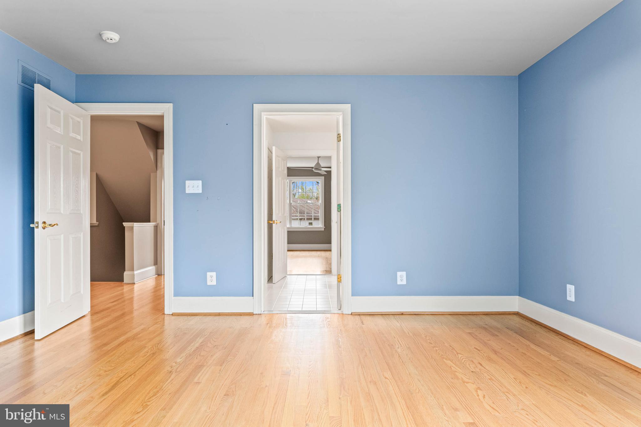 607 Newtown Road Berwyn, PA 19312 - Photo 54 of 83 wooden floor and windows in a room