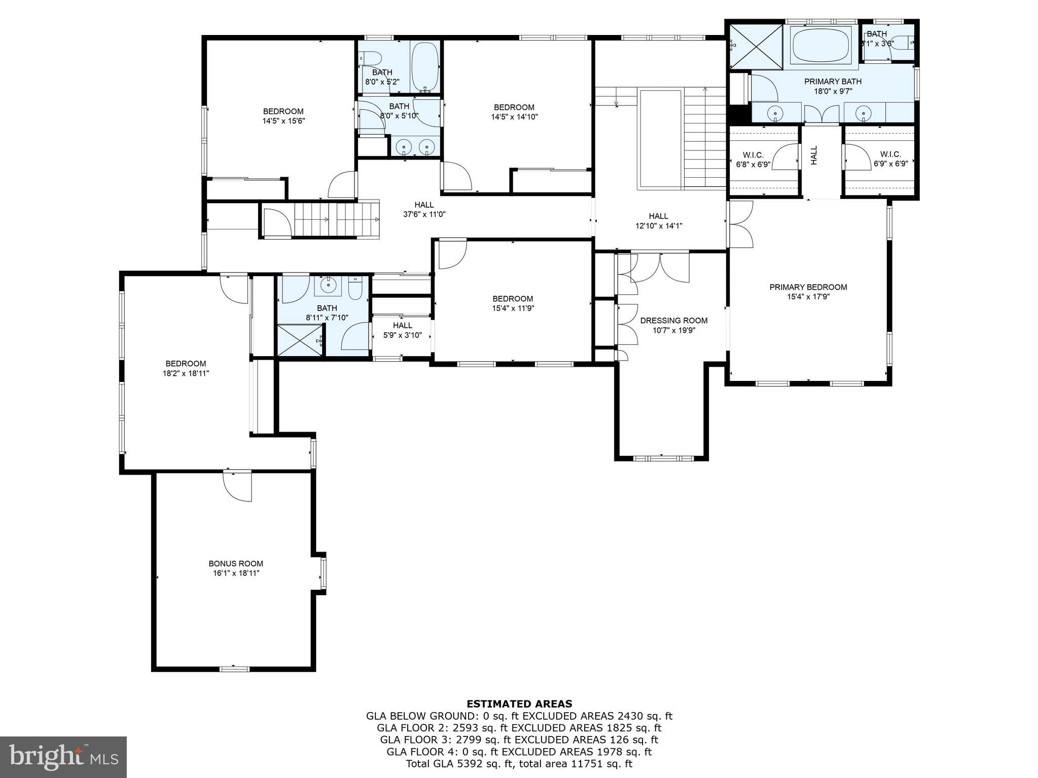 607 Newtown Road Berwyn, PA 19312 - Photo 81 of 83 2nd Floor Floor Plan