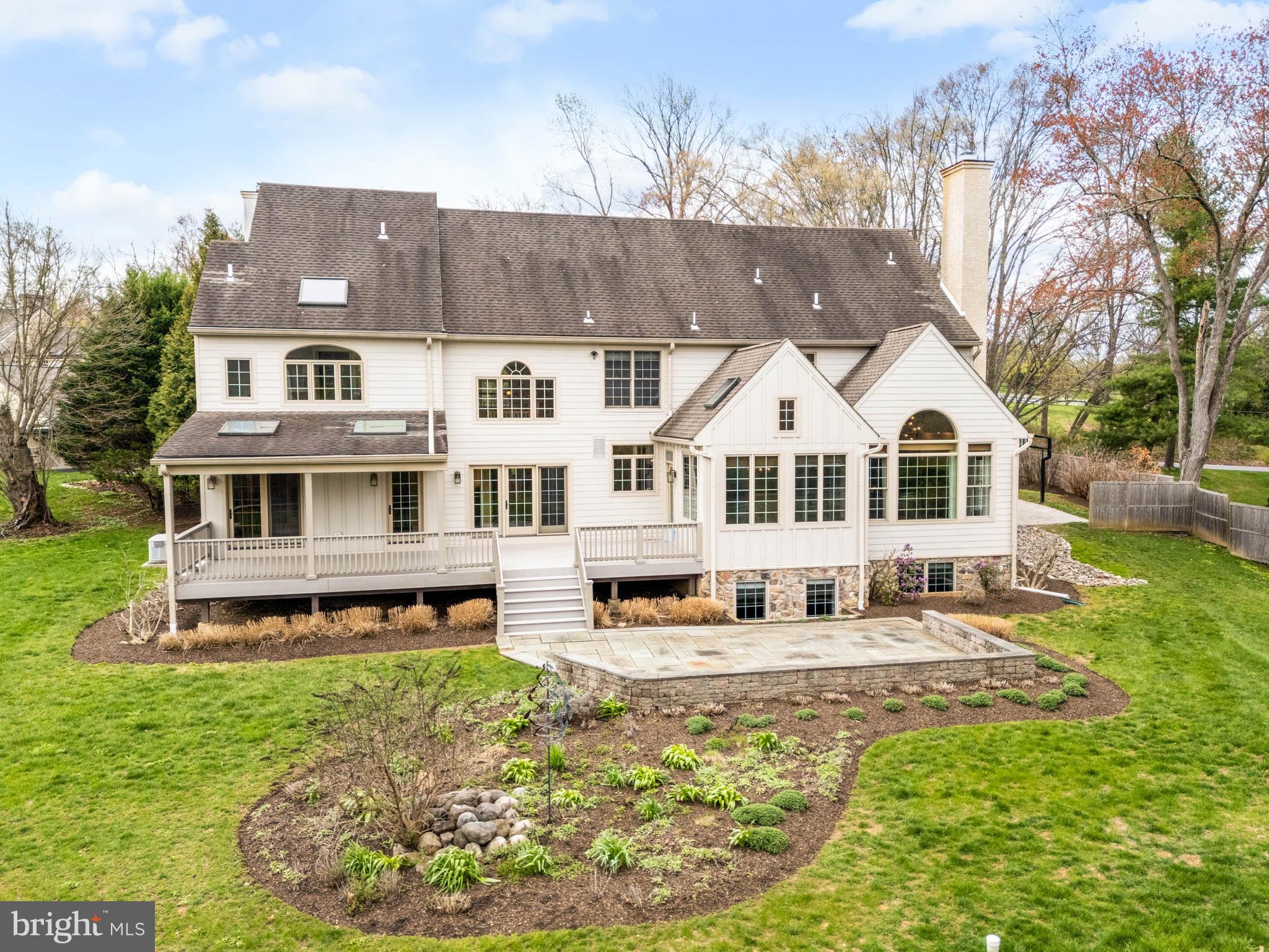 607 Newtown Road Berwyn, PA 19312 - Photo 70 of 83 Rear view of home with outdoor living areas