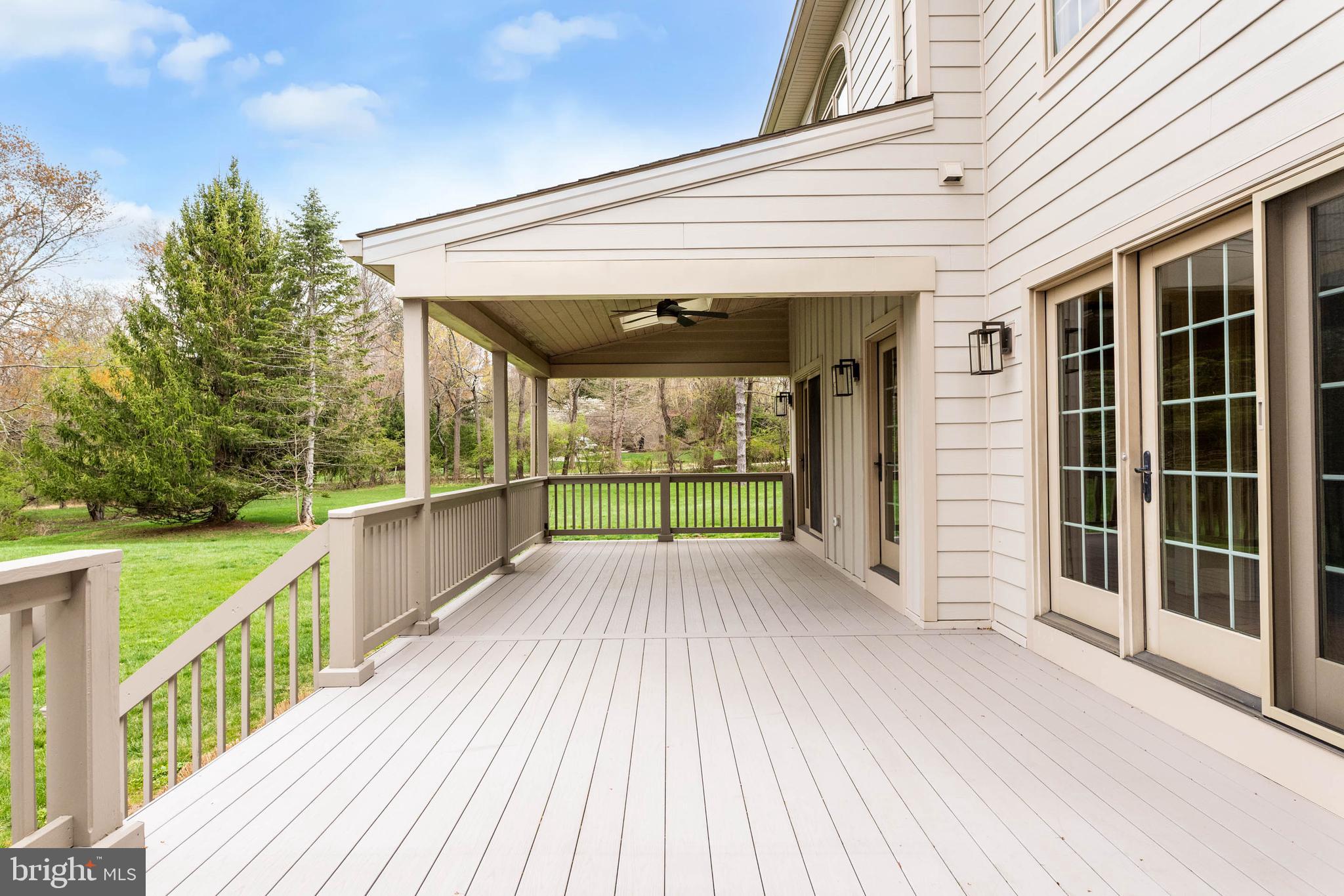 607 Newtown Road Berwyn, PA 19312 - Photo 72 of 83 Large deck with covered section