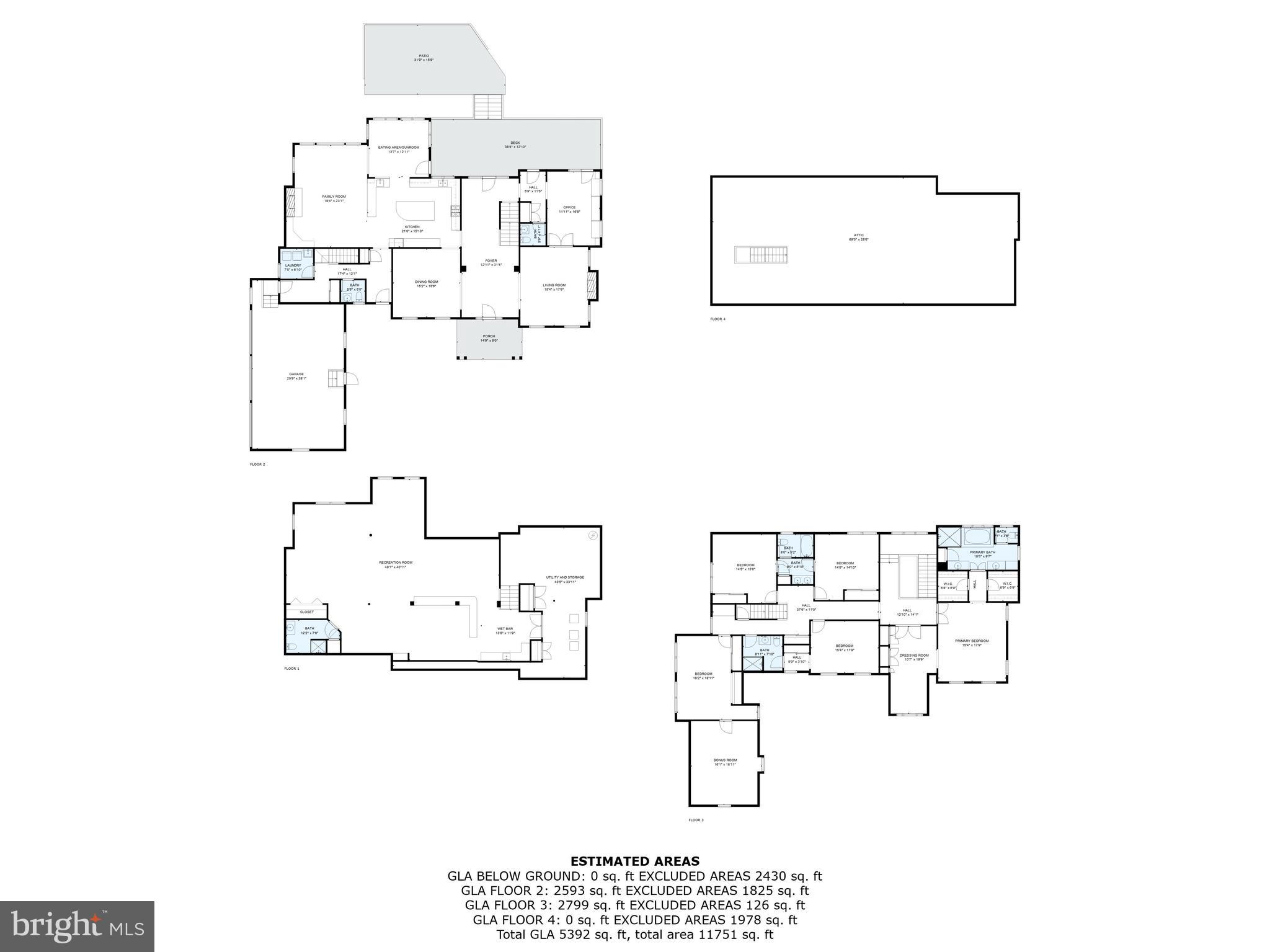607 Newtown Road Berwyn, PA 19312 - Photo 83 of 83 Full house Floor plan