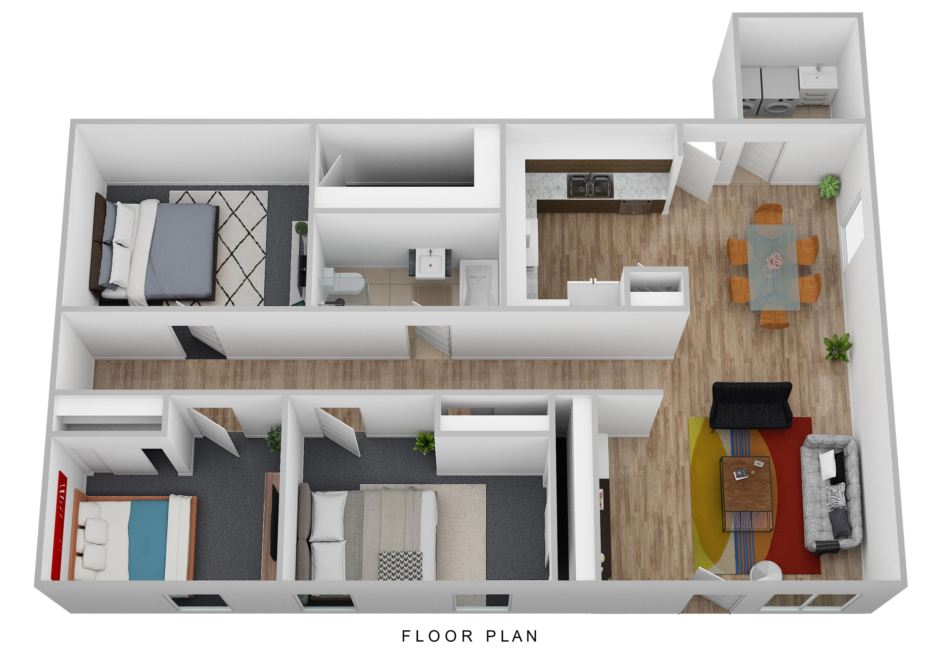 508 Golf Road Summerville, SC 29483 - Photo 14 of 14 3d Floorplan of renovation