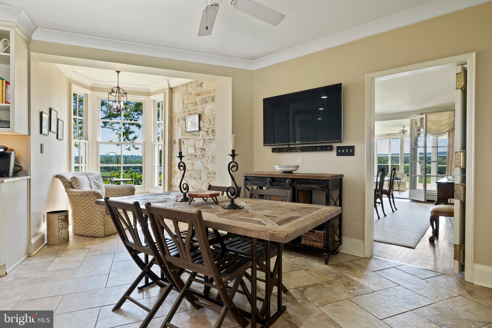 14111 Green Road Glyndon, MD 21136 - Photo 46 of 146 a view of a dining room with furniture window and outside view