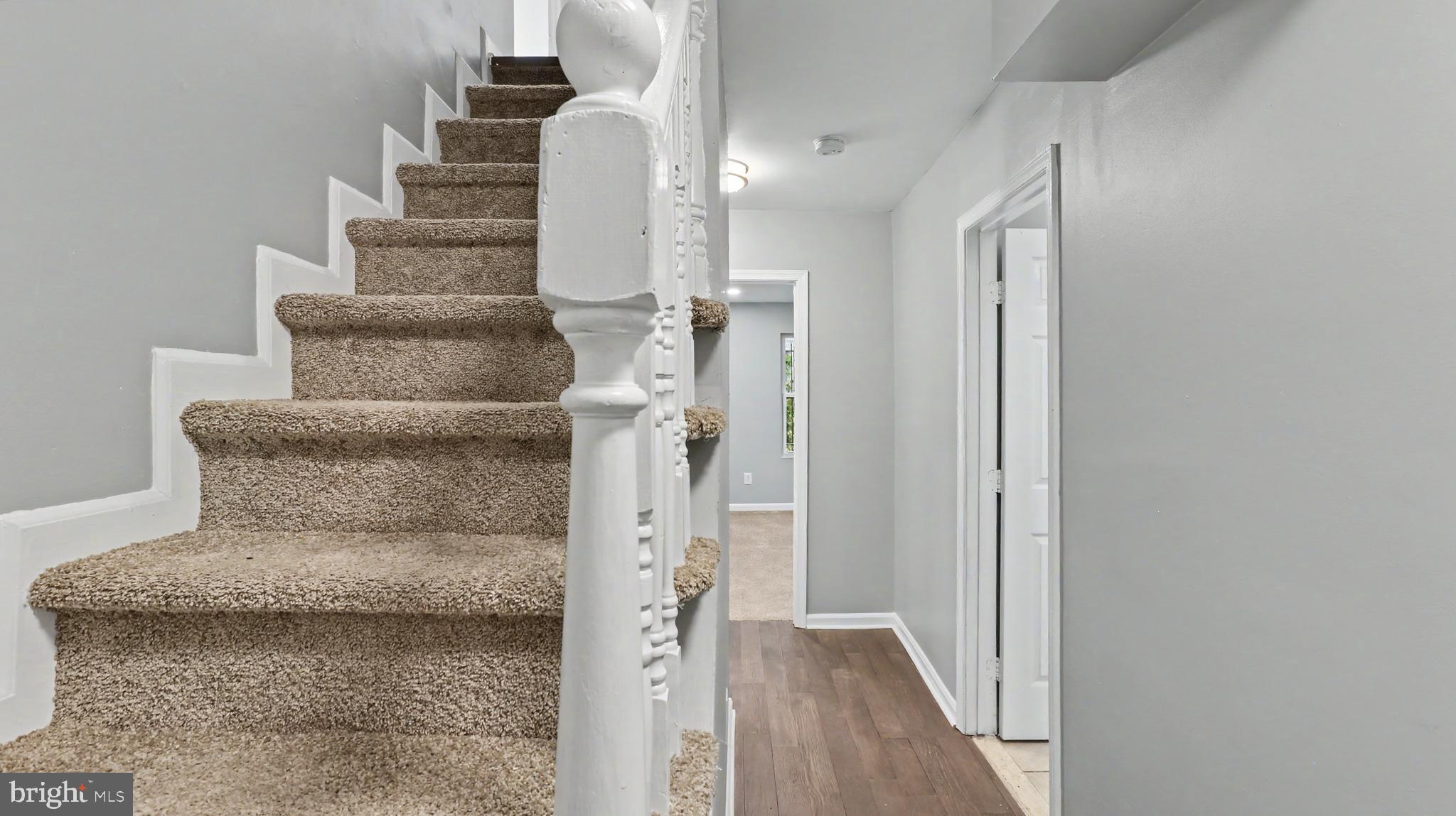 4203 Shell Street Capitol Heights, MD 20743 - Photo 4 of 47 a view of entryway and hall with wooden floor