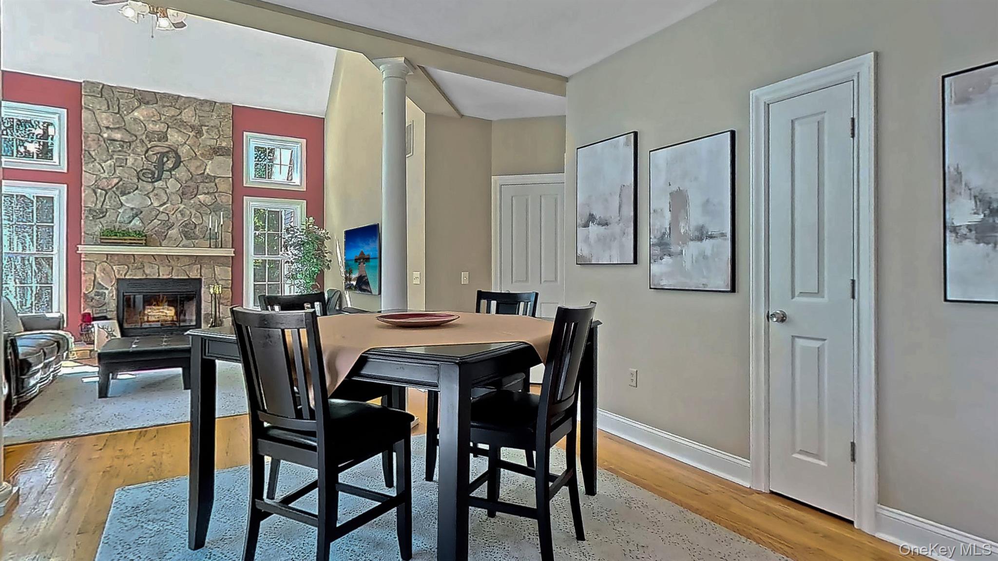 28 Madison Court Wallkill, NY 12589 - Photo 16 of 44 a view of a dining room with furniture window and wooden floor
