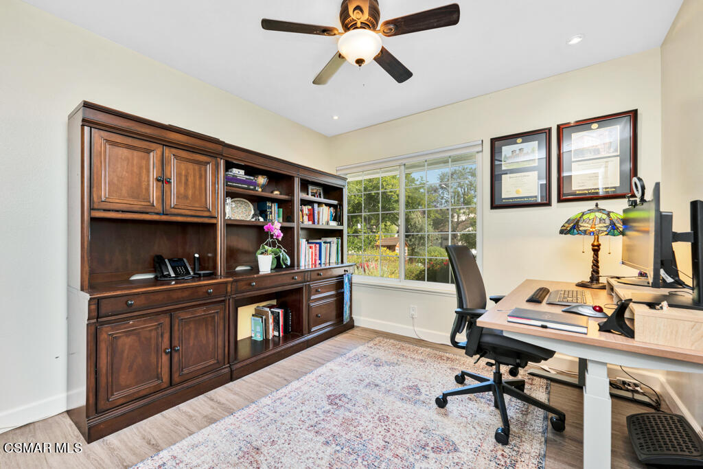 2685 Velarde Drive Thousand Oaks, CA 91360 - Photo 16 of 40 a view of a workspace with furniture and a window