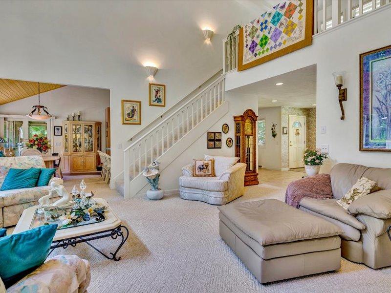 121 Spring Drive Huddleston, VA 24104 - Photo 12 of 70 a living room with furniture and wooden floor