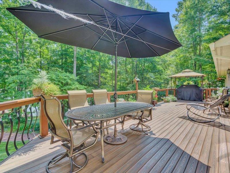 121 Spring Drive Huddleston, VA 24104 - Photo 18 of 70 a view of balcony with furniture and outdoor view