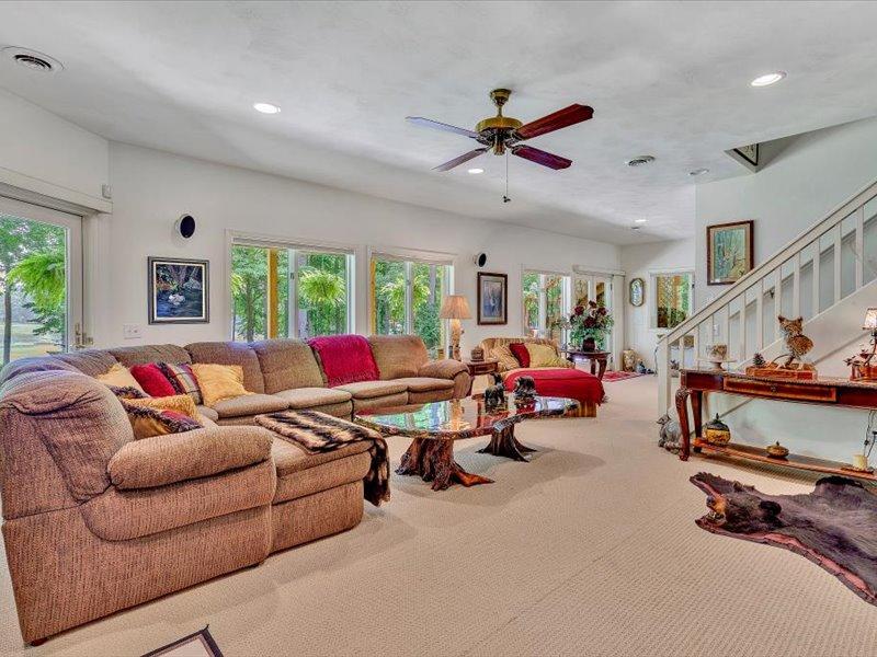 121 Spring Drive Huddleston, VA 24104 - Photo 39 of 70 a living room with furniture and a large window