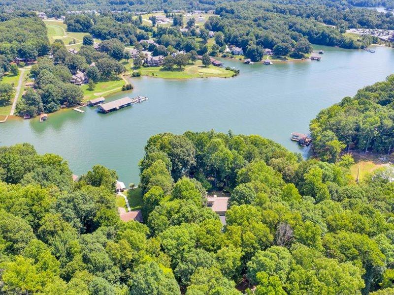 121 Spring Drive Huddleston, VA 24104 - Photo 66 of 70 an aerial view of a house with a lake view