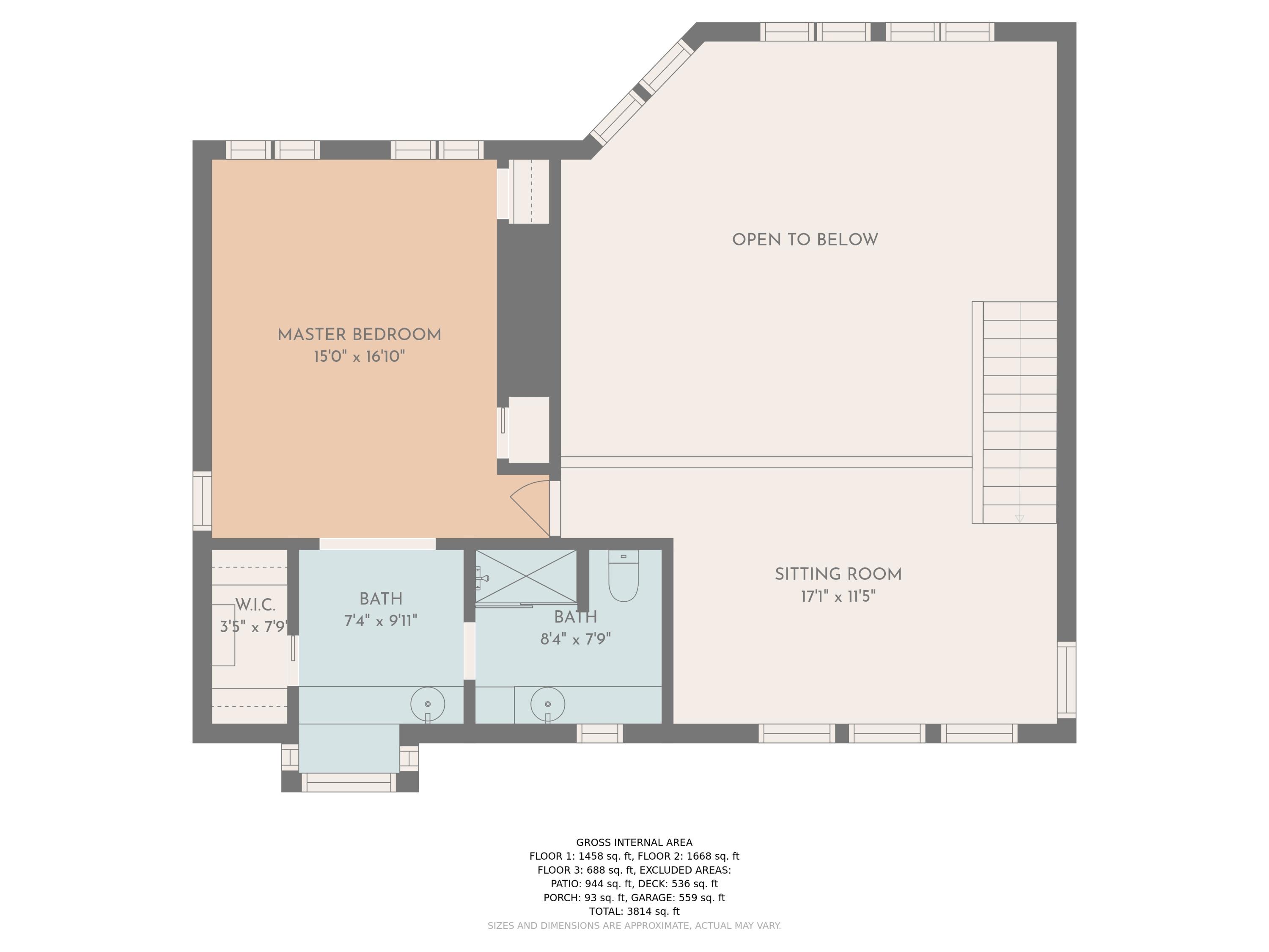121 Spring Drive Huddleston, VA 24104 - Photo 70 of 70 Floor Plan Upper Level