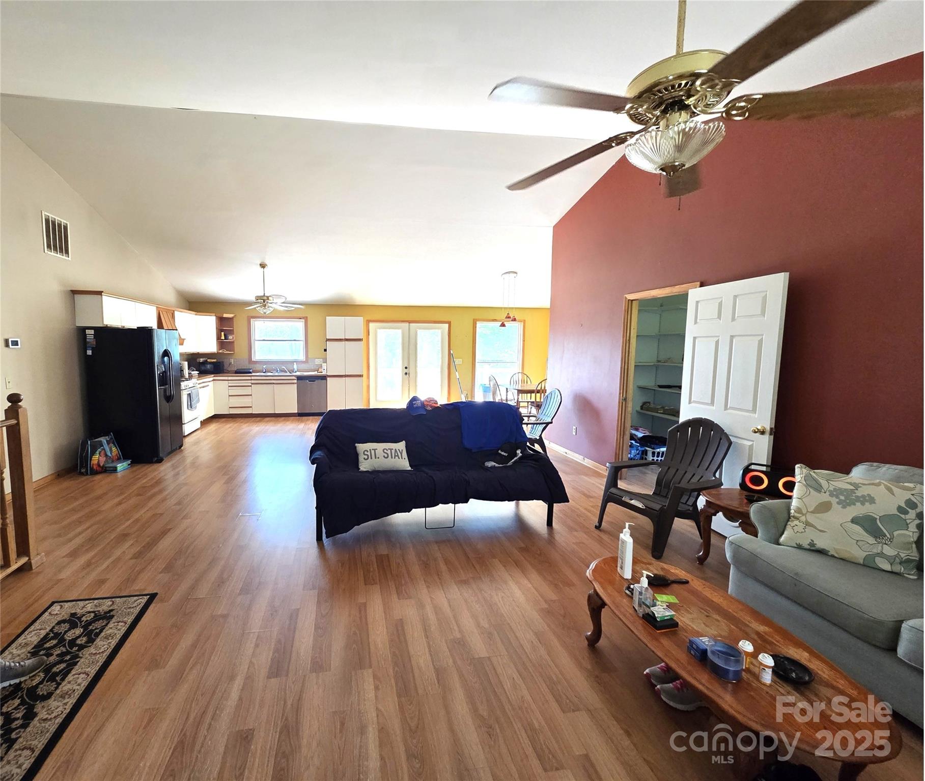 68 Garden Ridge Clyde, NC 28721 - Photo 8 of 16 a living room with furniture and a wooden floor