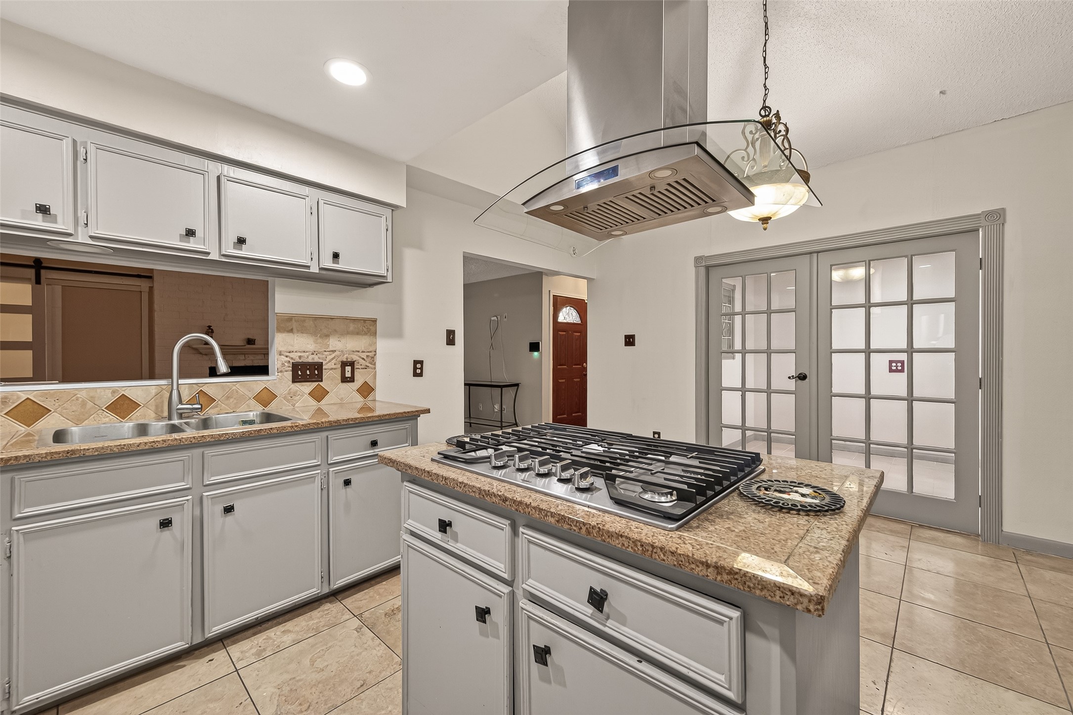 11331 Oakcenter Drive Houston, TX 77072 - Photo 9 of 36 a kitchen with stainless steel appliances granite countertop a sink stove and cabinets