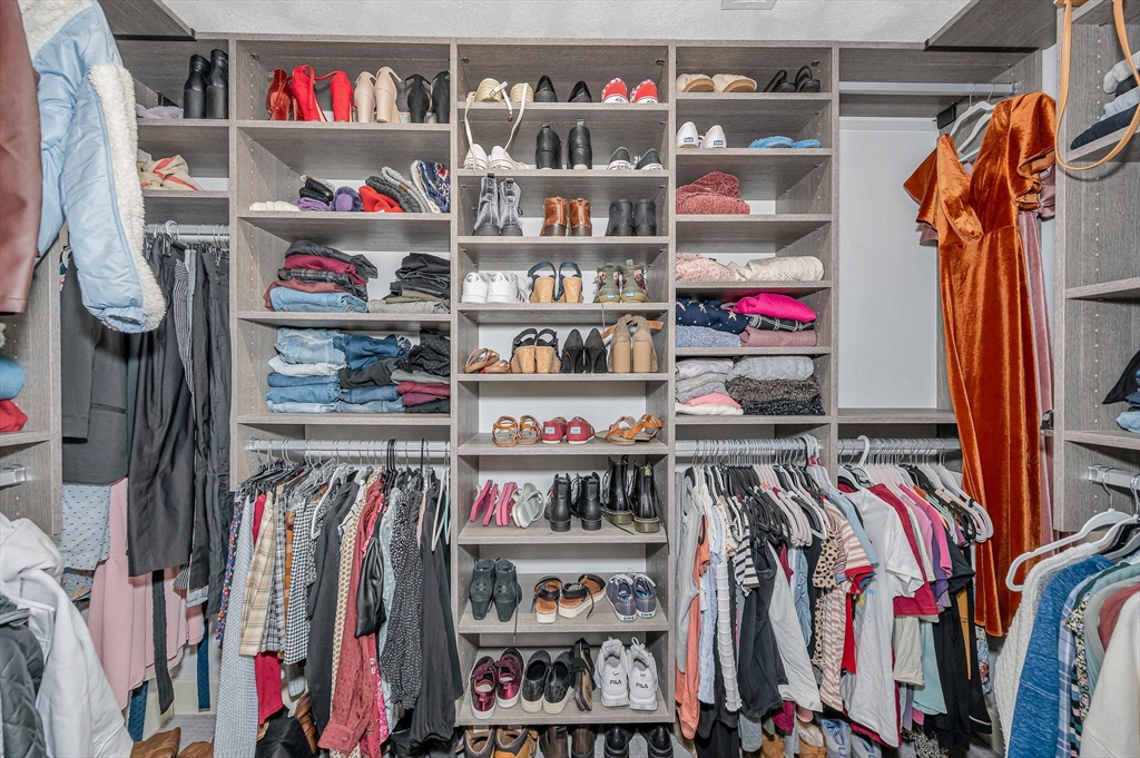 4 Coleman Road Newbury, MA 01922 - Photo 28 of 42 a view of walk in closet with clothes and shoes