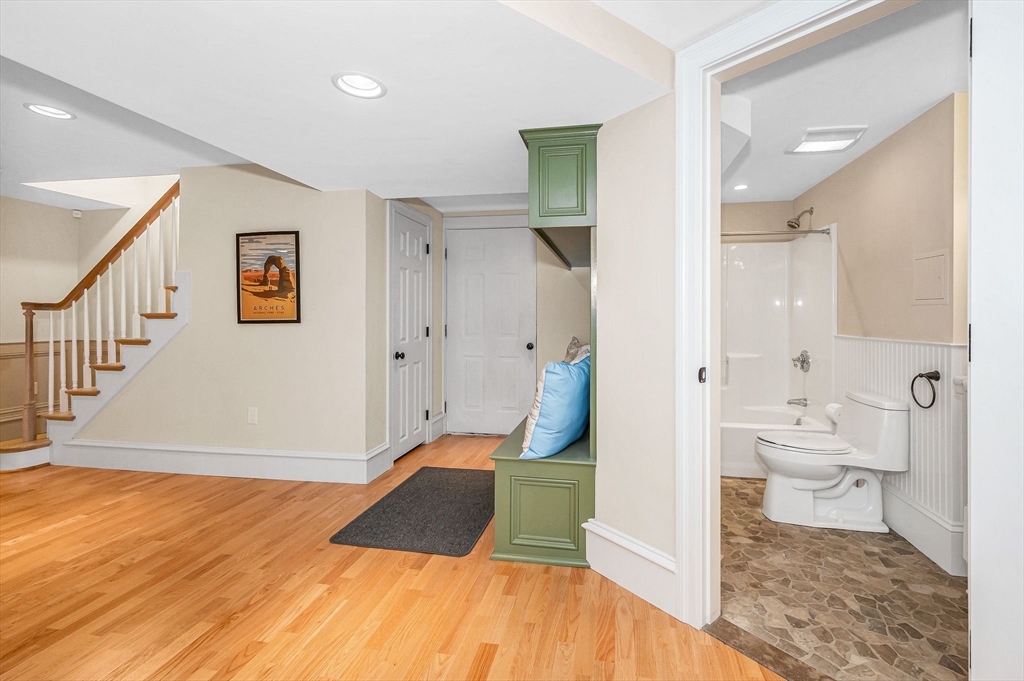 4 Coleman Road Newbury, MA 01922 - Photo 37 of 42 a view of a bathroom with a tub and toilet