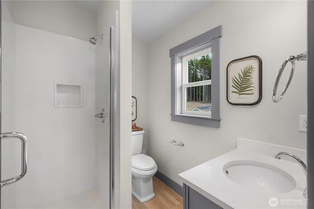 a bathroom with a sink and a toilet