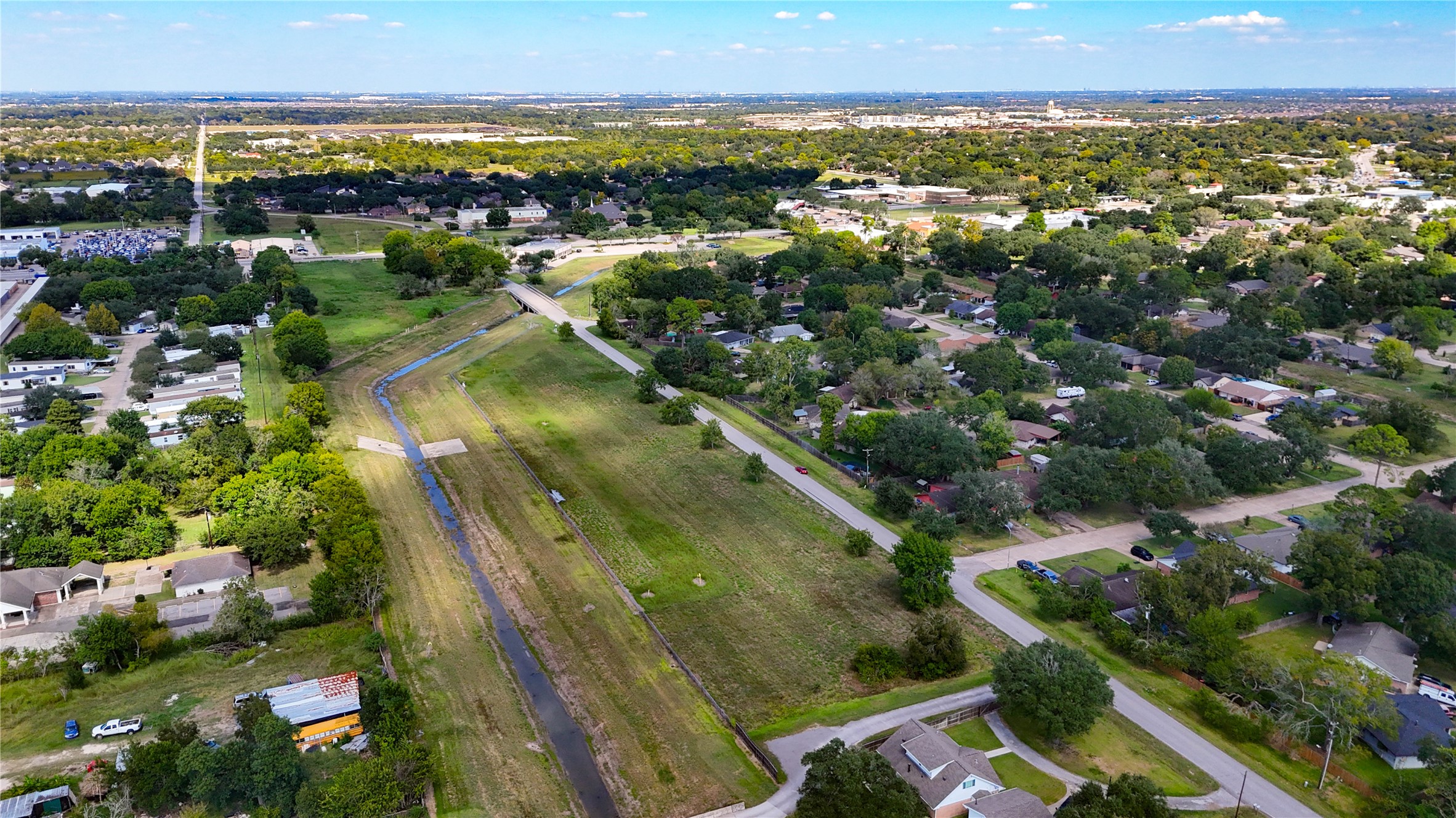 0 Hatfield Road Pearland, TX 77584 - Photo 9 of 15 an aerial view of residential houses with outdoor space