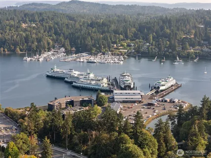 a view of lake with mountain