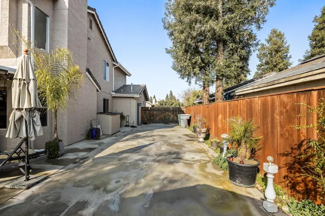 a view of an outdoor space with porch and furniture