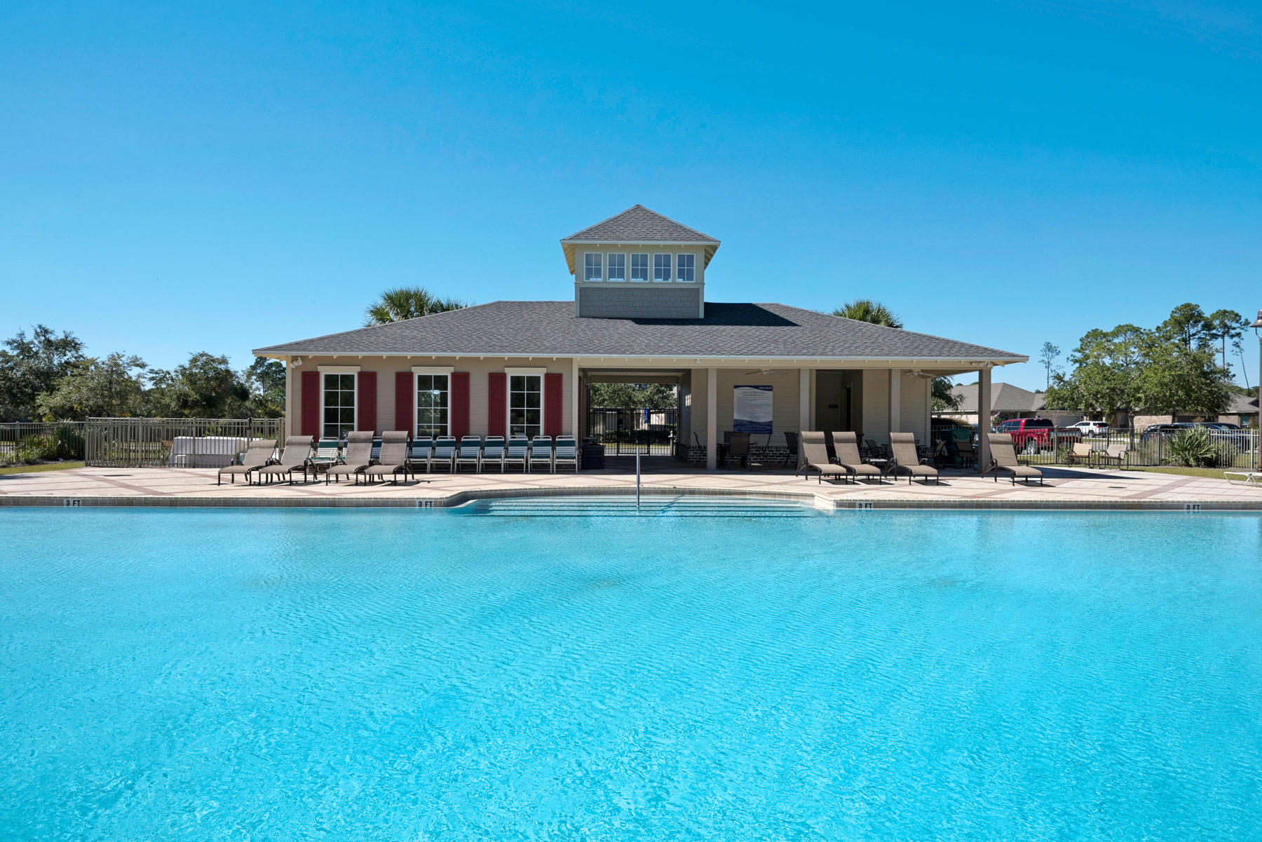 30 Red Maple Court Santa Rosa Beach, FL 32459 - Photo 36 of 36 a view of a swimming pool with lounge chair