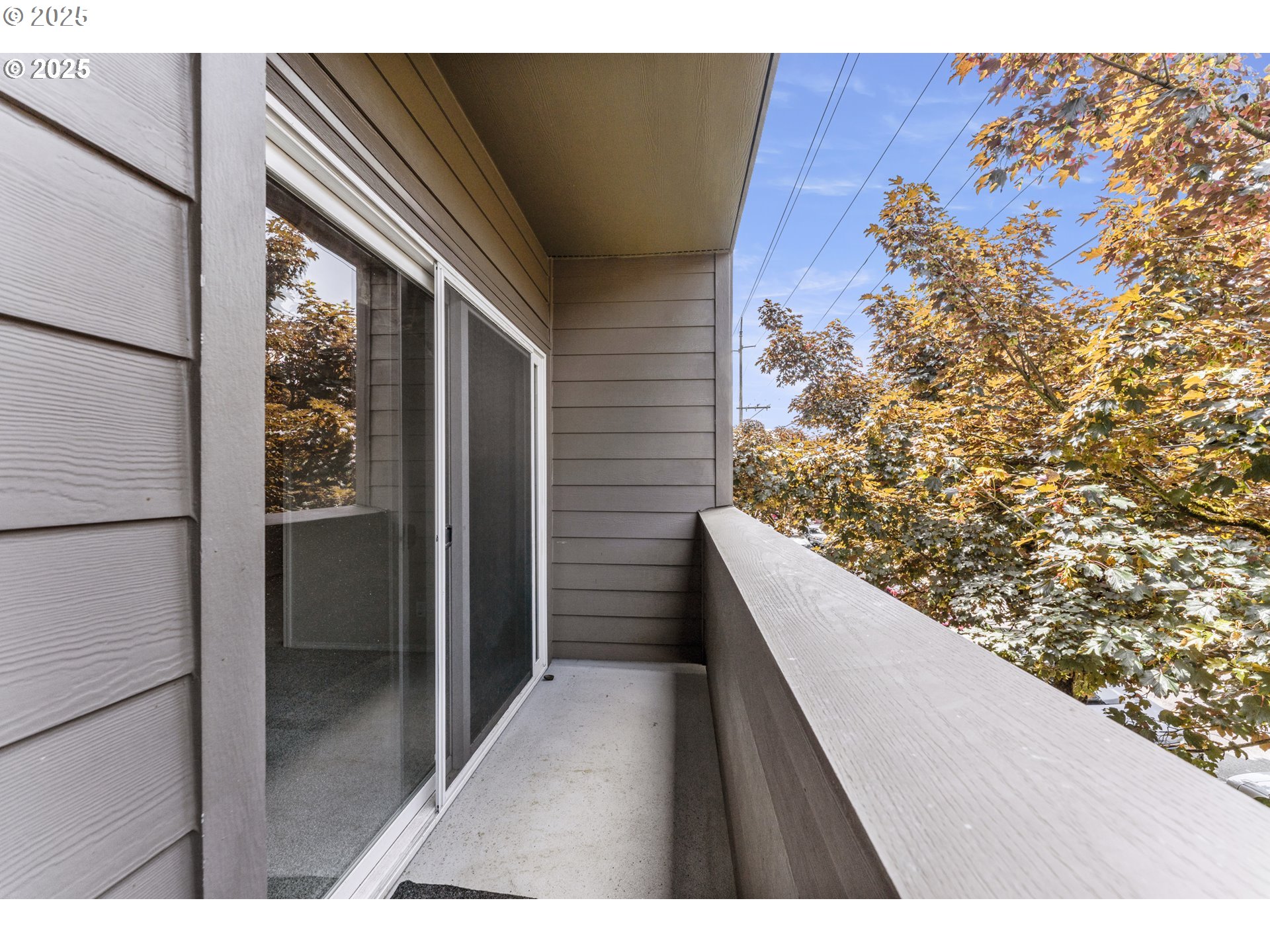 4320 South Corbett Avenue, Unit 202 Portland, OR 97239 - Photo 18 of 33 a view of balcony with wooden floor