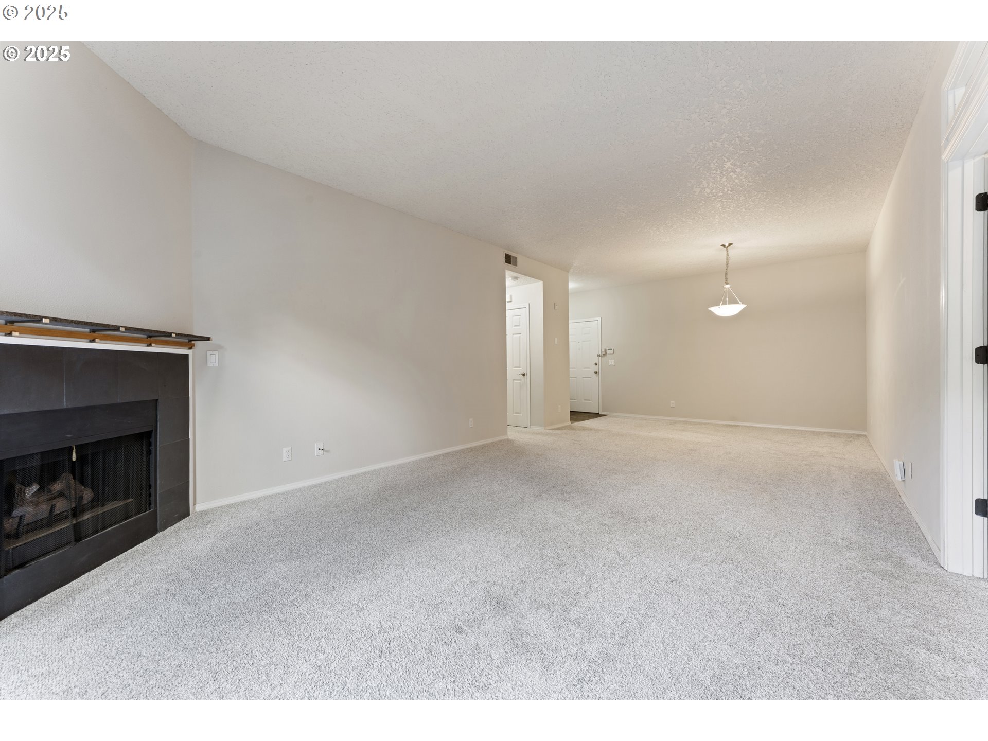 4320 South Corbett Avenue, Unit 202 Portland, OR 97239 - Photo 21 of 33 a view of empty room with a fireplace