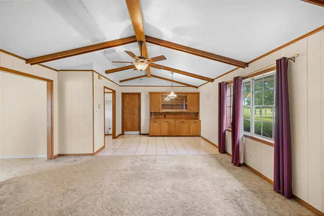 a view of an empty room