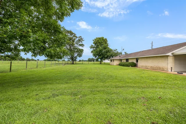 a view of a green field