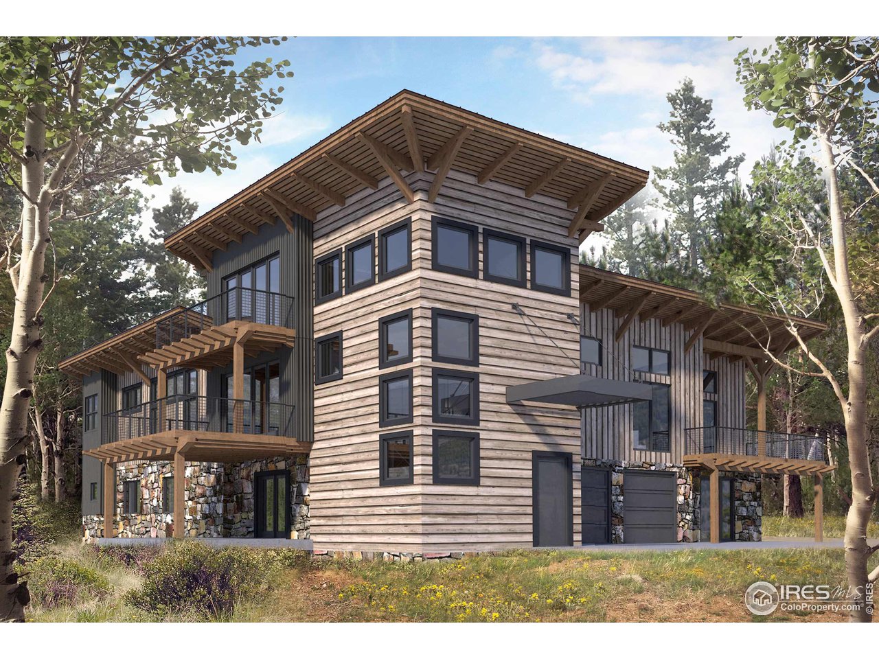 18 Ridge View Road Nederland, CO 80466 - Photo 1 of 15 a front view of a house