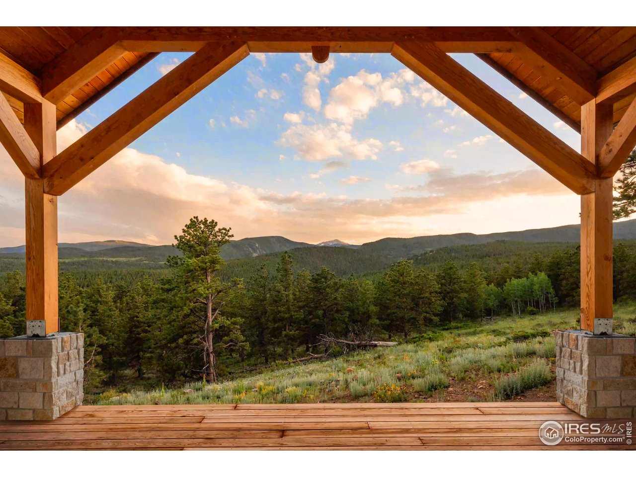 18 Ridge View Road Nederland, CO 80466 - Photo 5 of 15 a view of a yard with an outdoor seating