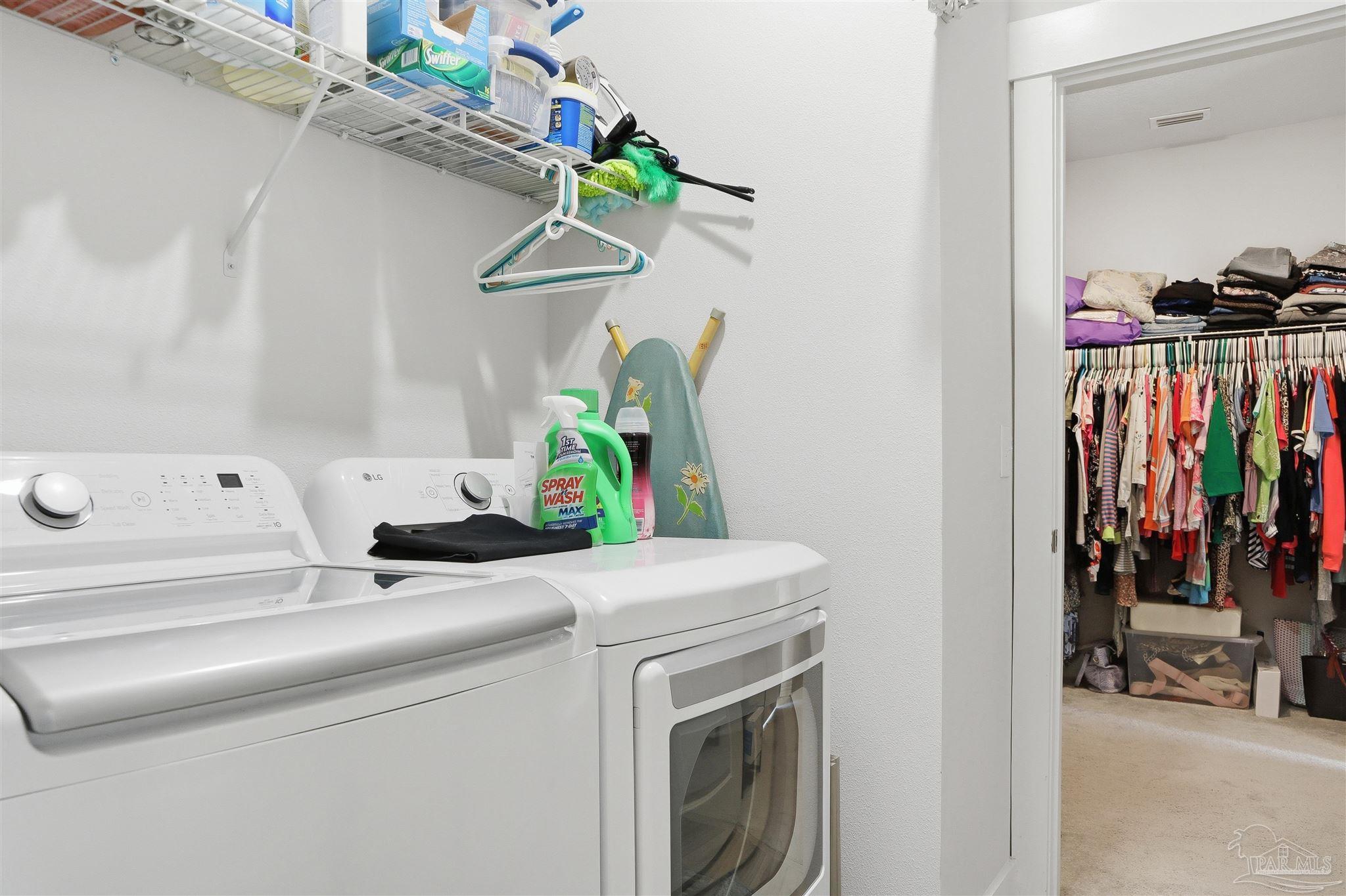 1932 Appleton Drive Cantonment, FL 32533 - Photo 49 of 57 a utility room with dryer and washer