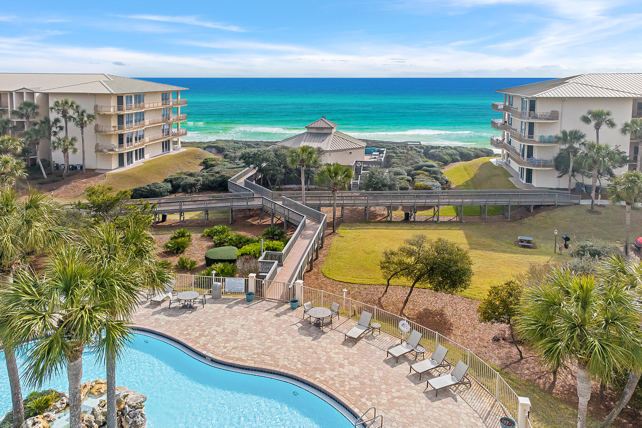 10254 East Co Highway, Unit 233 Inlet Beach, FL 32461 - Photo 38 of 46 a view of a swimming pool with an ocean view