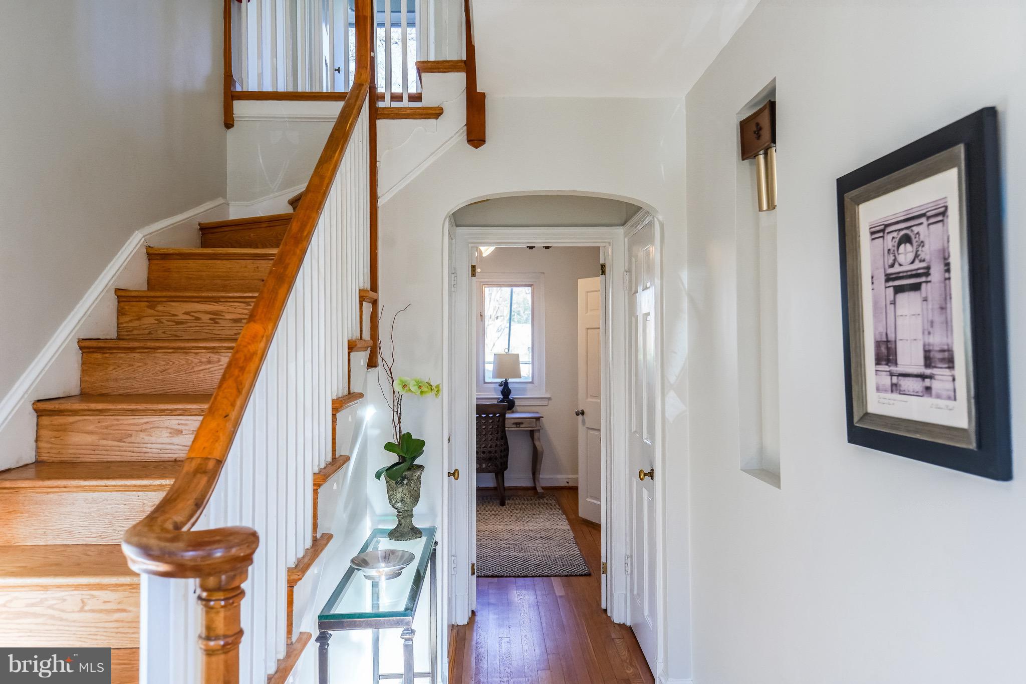 1747 Shepherd Street Northwest Washington, DC 20011 - Photo 15 of 33 Stairs up to Second Floor