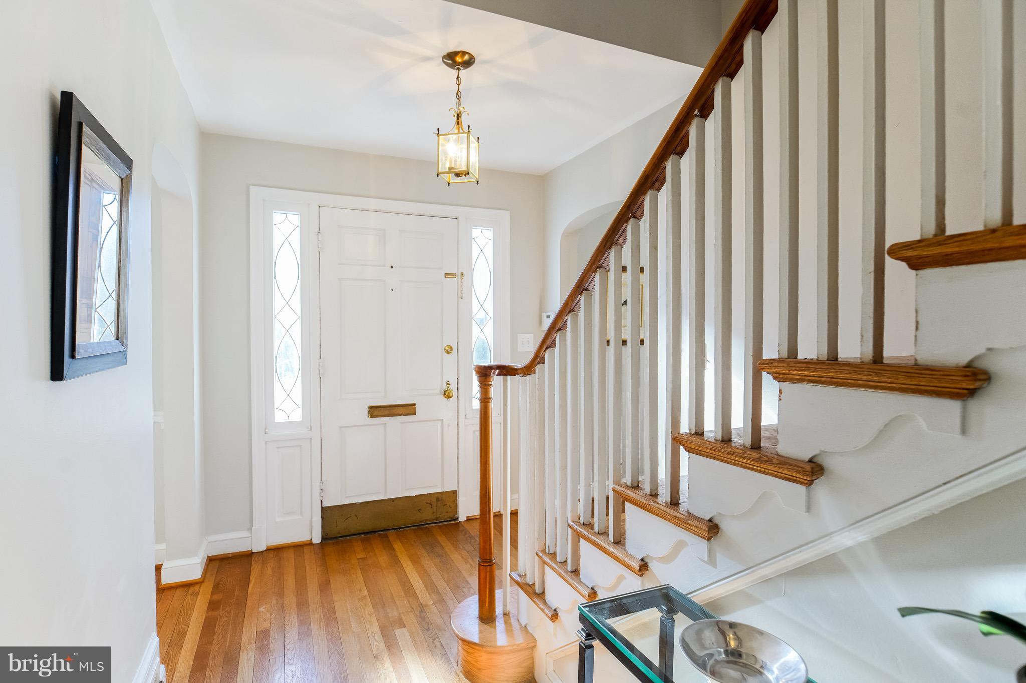 1747 Shepherd Street Northwest Washington, DC 20011 - Photo 16 of 33 Foyer with stairs up