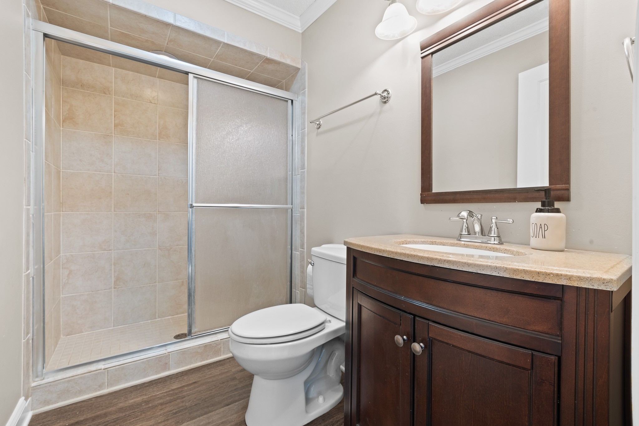 60 Sharp Circle Winchester, TN 37398 - Photo 16 of 51 a bathroom with a sink a toilet and shower