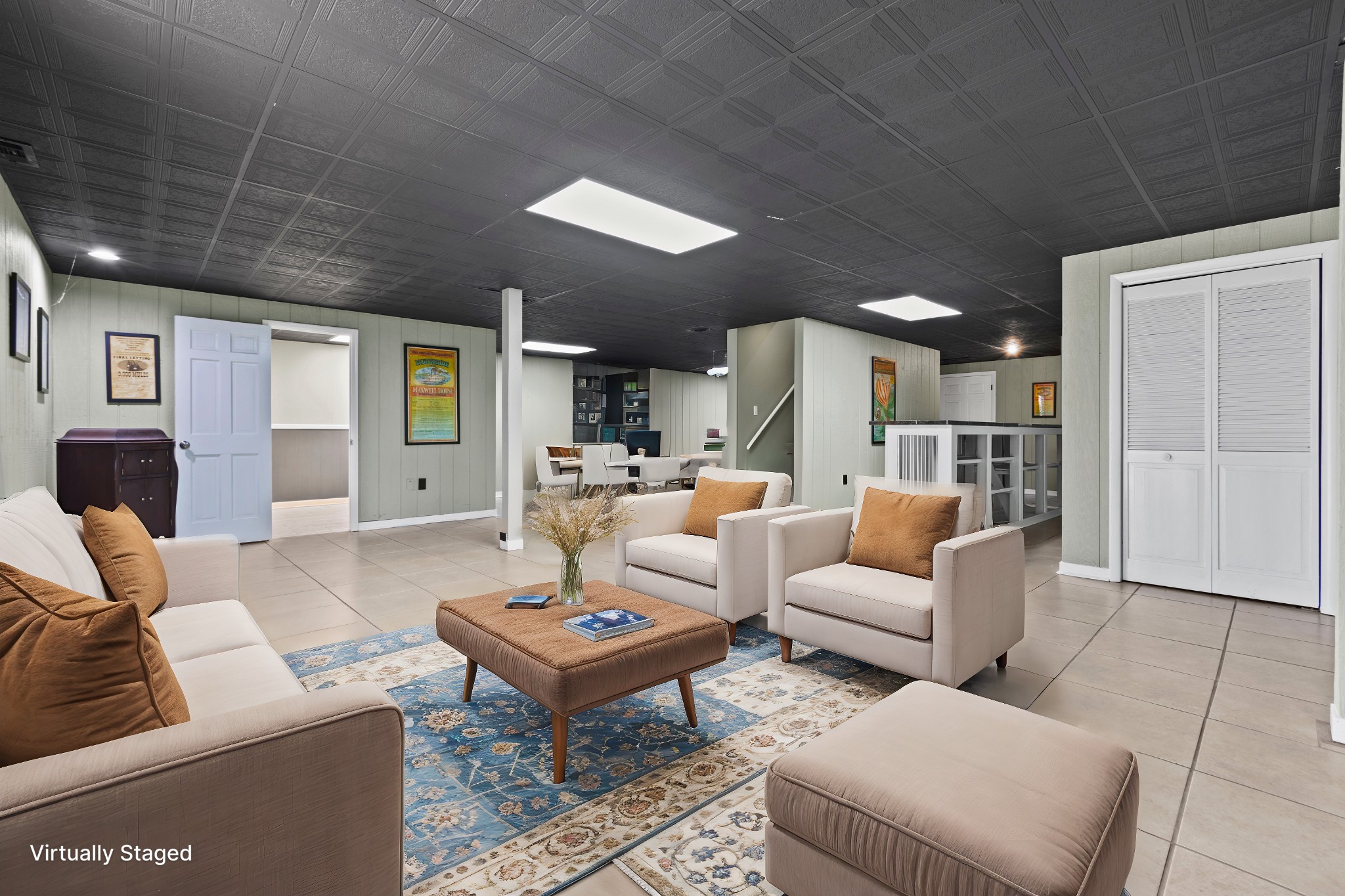 60 Sharp Circle Winchester, TN 37398 - Photo 31 of 51 a living room with furniture a rug kitchen view and a chandelier