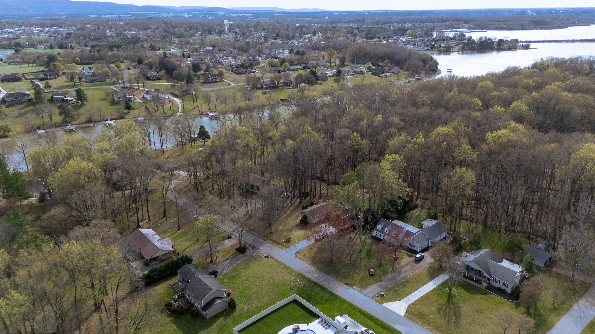 60 Sharp Circle Winchester, TN 37398 - Photo 41 of 51 an aerial view of house with yard swimming pool and mountain view