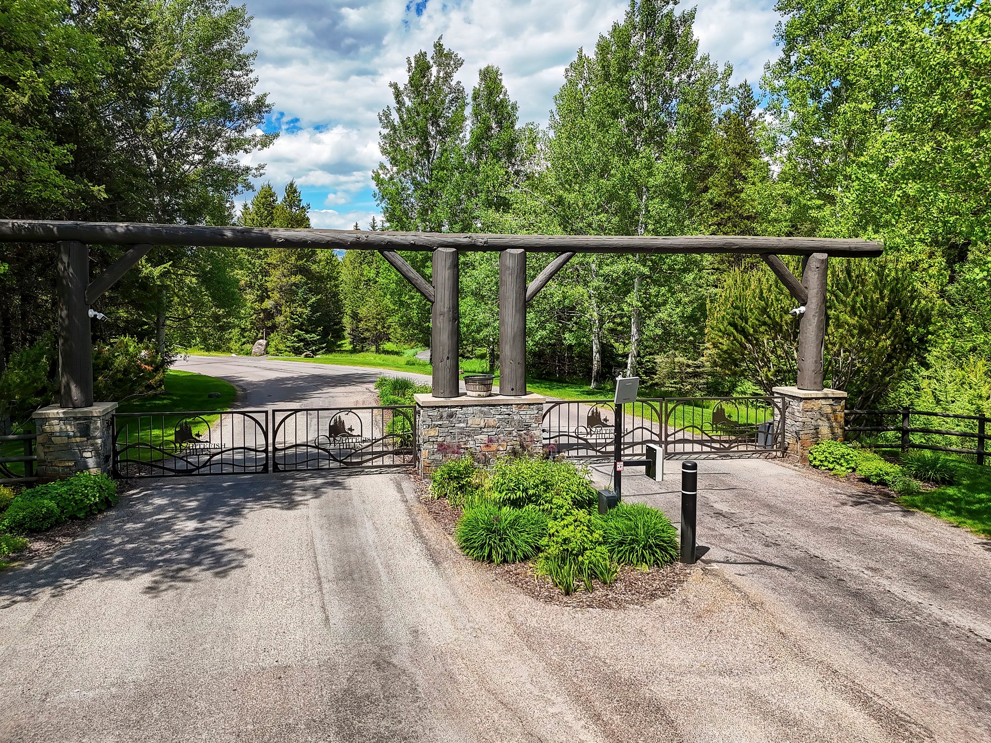 1263 Spencer Rdg Road Whitefish, MT 59937 - Photo 81 of 100 Whitefish Hills gated entry