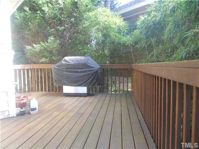 3507 Mill Run Raleigh, NC 27612 - Photo 13 of 16 a view of balcony with wooden floor and outdoor space