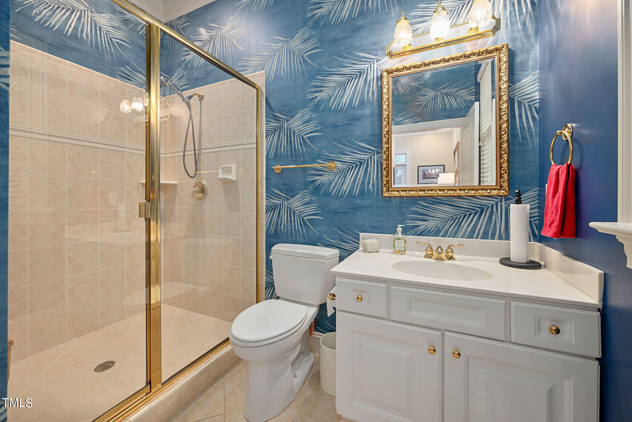 1625 Morning Mountain Road Raleigh, NC 27614 - Photo 12 of 50 a bathroom with a sink toilet and shower